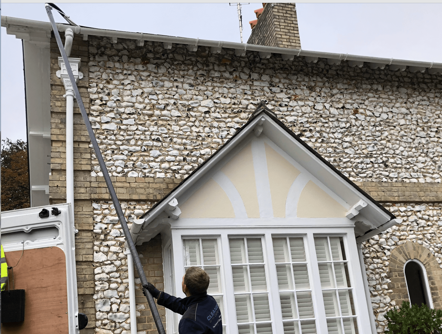 Professional gutter cleaning tools and equipment used by The Roof Moss Cleaners in Twyford